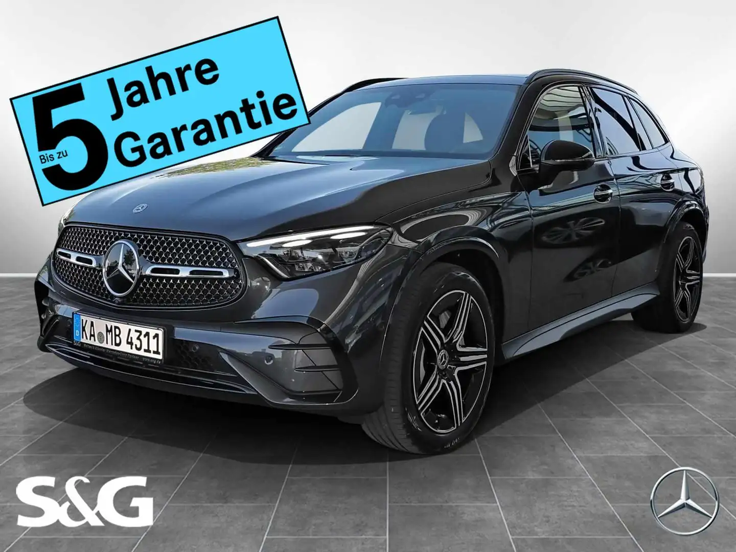 Mercedes-Benz GLC 300 d 4M AMG Night+360°K+HUD+Pano+20"LM+AHK Grau - 1