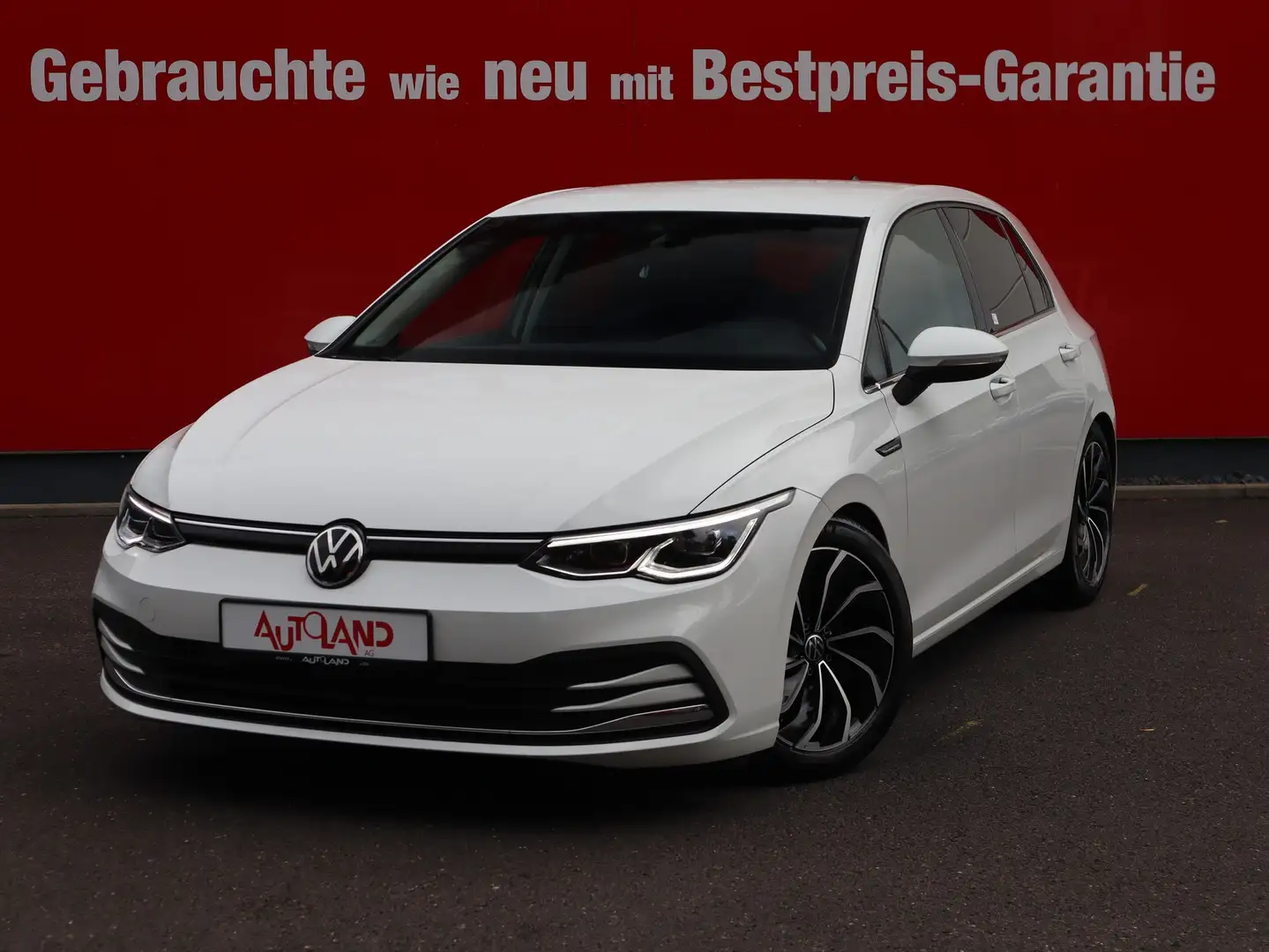 Volkswagen Golf VIII 1.5 TSI Navi LED ACC Kam Massage DAB Weiß - 2