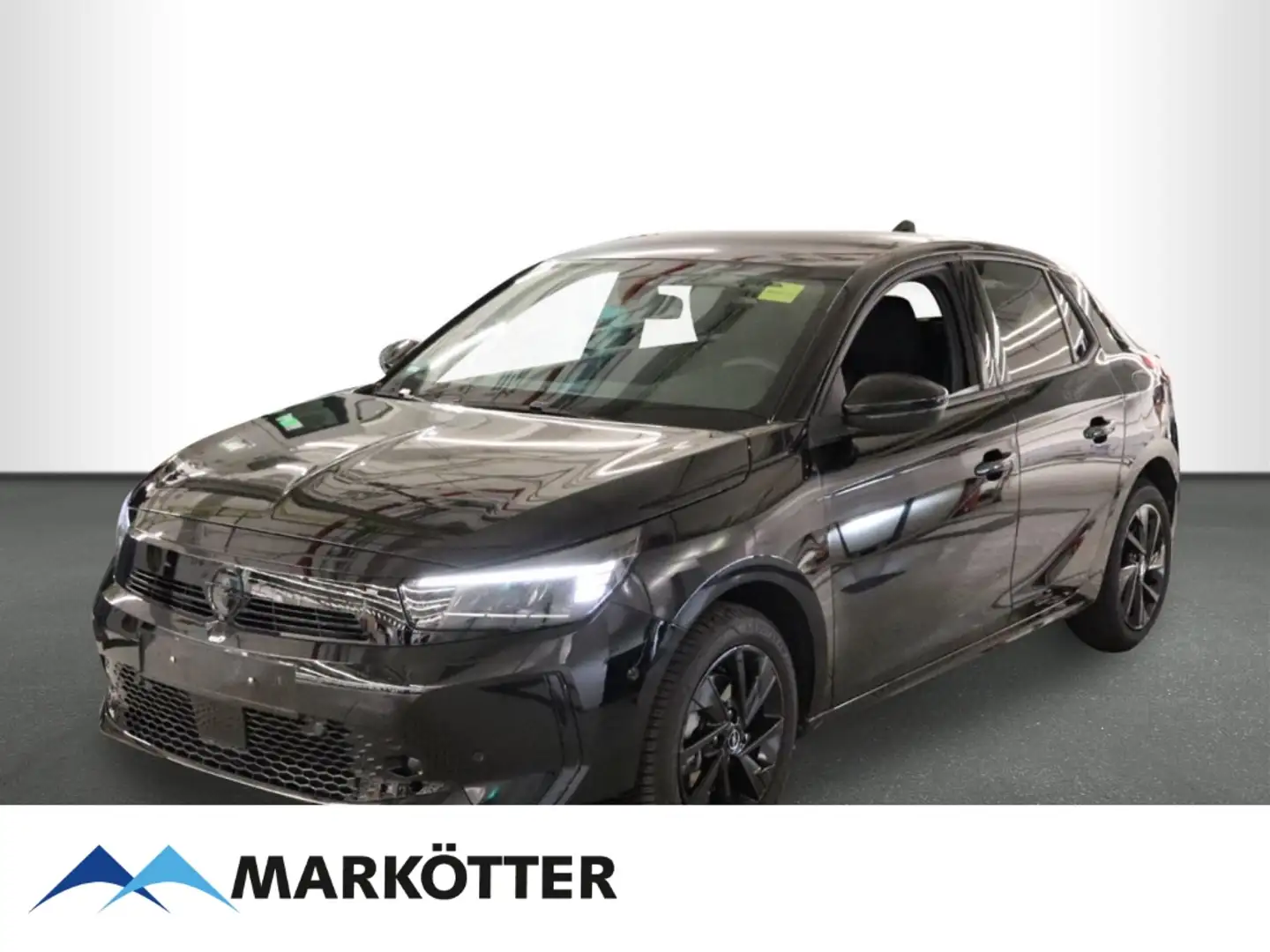 Opel Corsa F Basis 1.2 Turbo Navi/360°CAM/SH/LH Zwart - 1