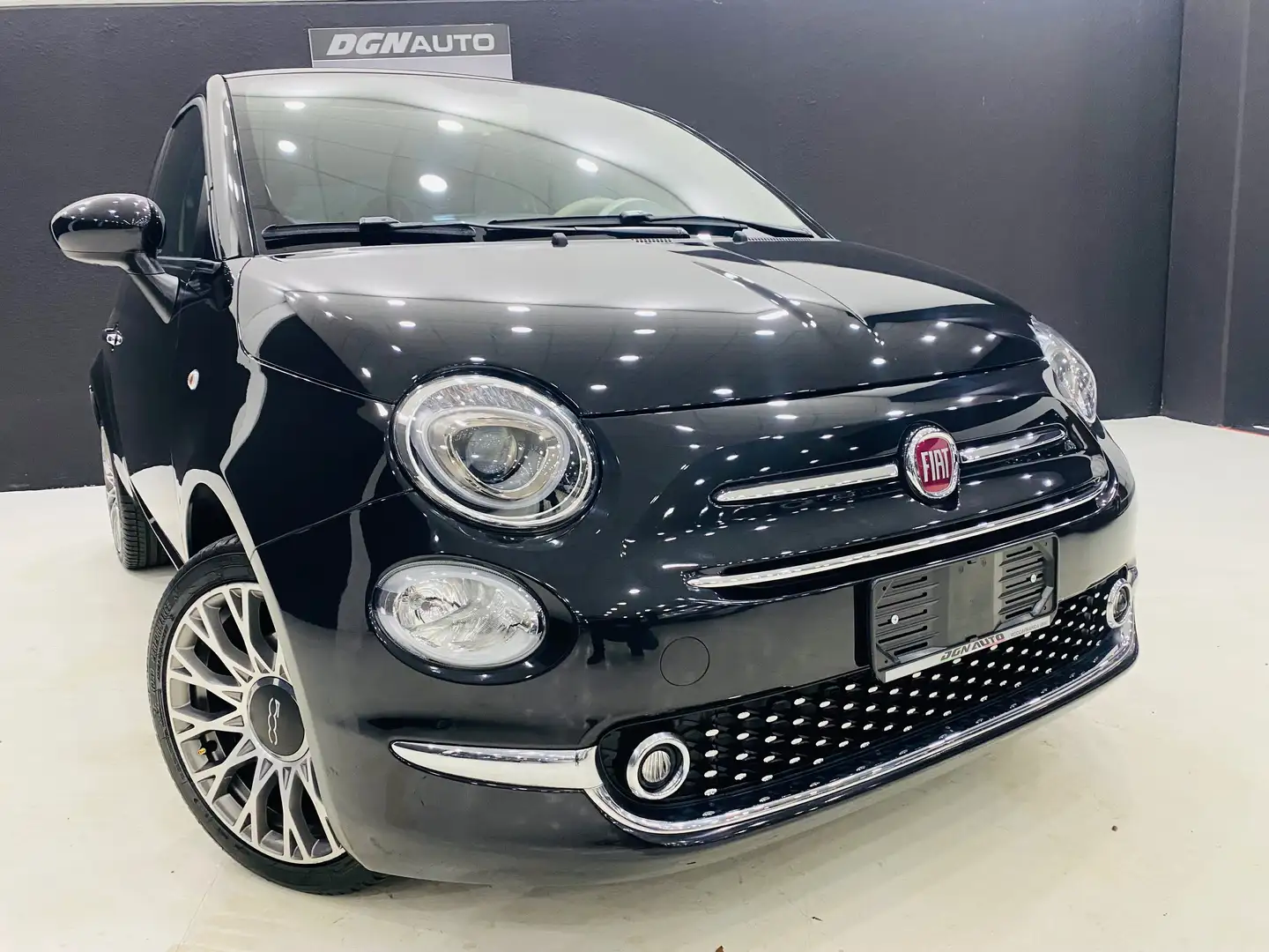 Fiat 500 1.0 hybrid Dolcevita Navy Carplay Noir - 1