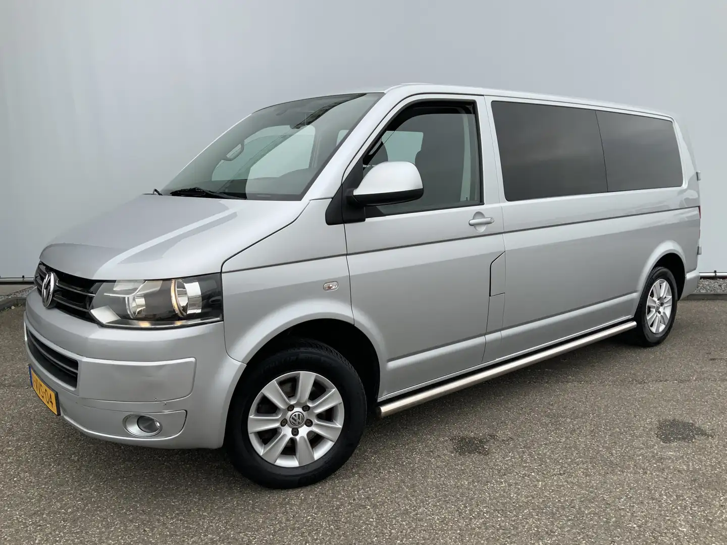 Volkswagen T5 Transporter MARGE 2.0 TDI L2H1 Dub Cab Airco Cruise Alu Velg S Argent - 1