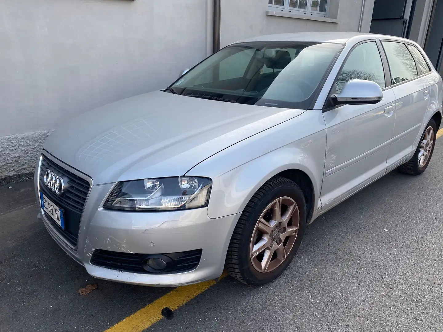 Audi A3 A3 II 2003 Sportback Sportback 1.4 tfsi Ambiente Argento - 2