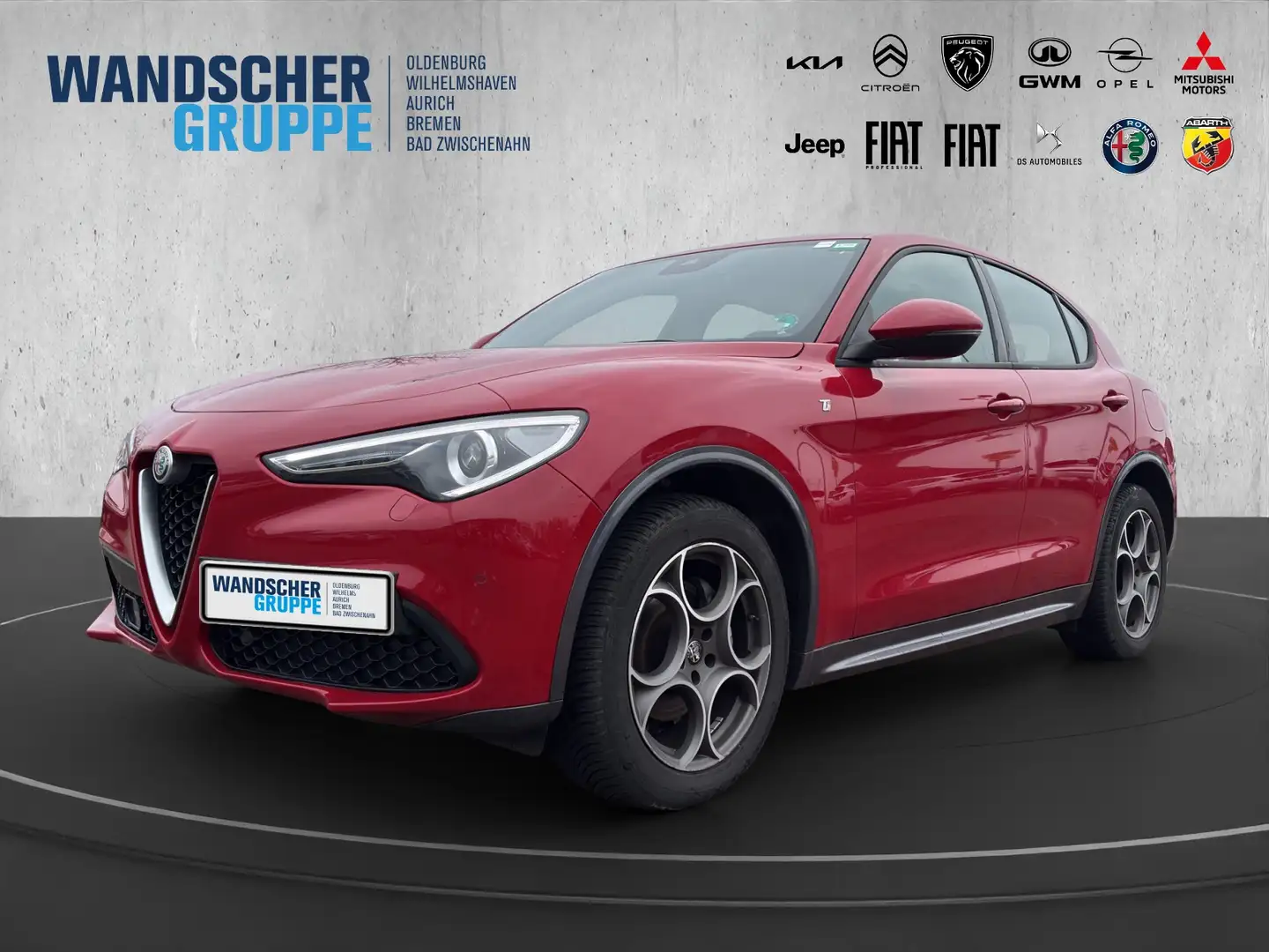 Alfa Romeo Stelvio 2.0 Turbo Ti Q4 *LENKRADHEIZUNG*KEYLESS* Rot - 1