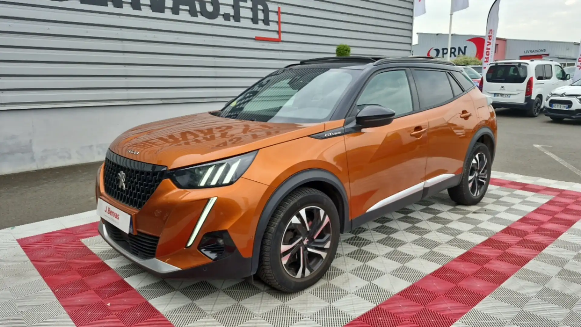 Peugeot 2008 BLUEHDI 130 SS EAT8 GT LINE Orange - 2