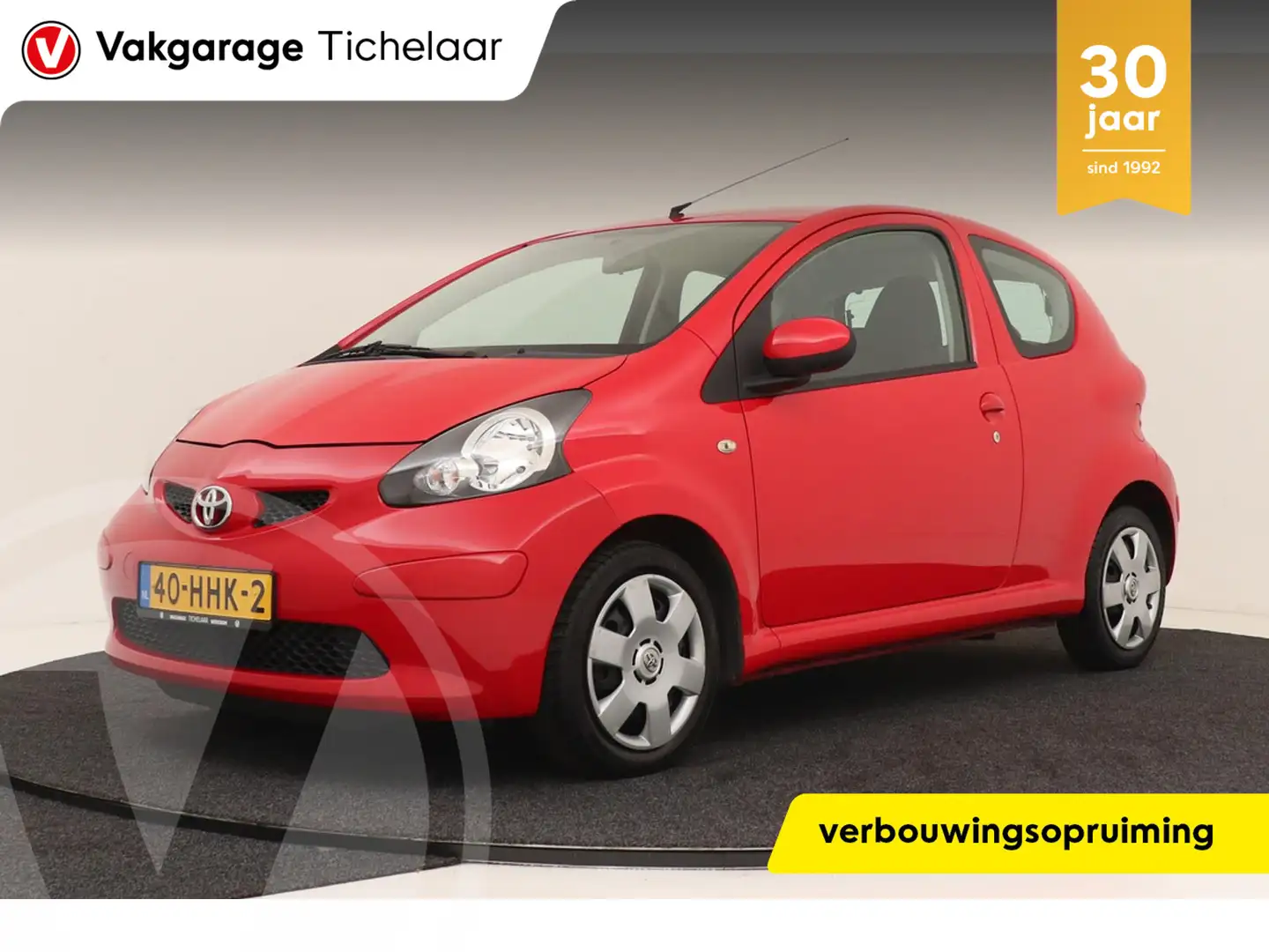 Toyota Aygo 1.0-12V + | NAP | Elektrische Ramen | Stuur bekrac Rosso - 1