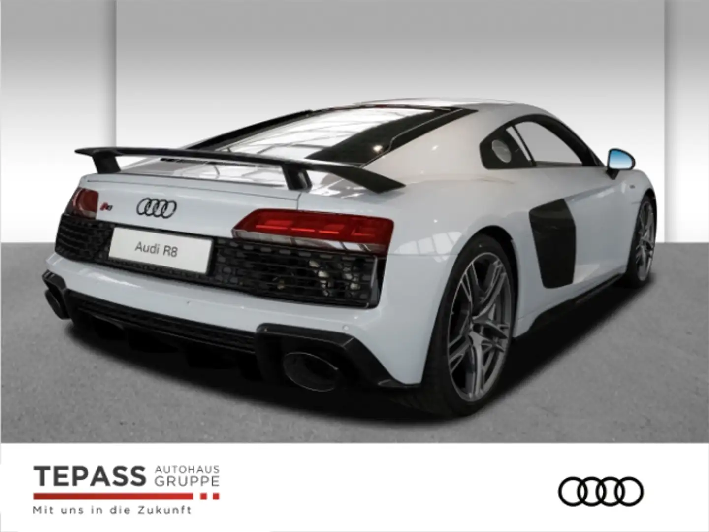 Audi R8 Coupe 5.2 FSI performance CARBON LEDER B&O Grau - 2