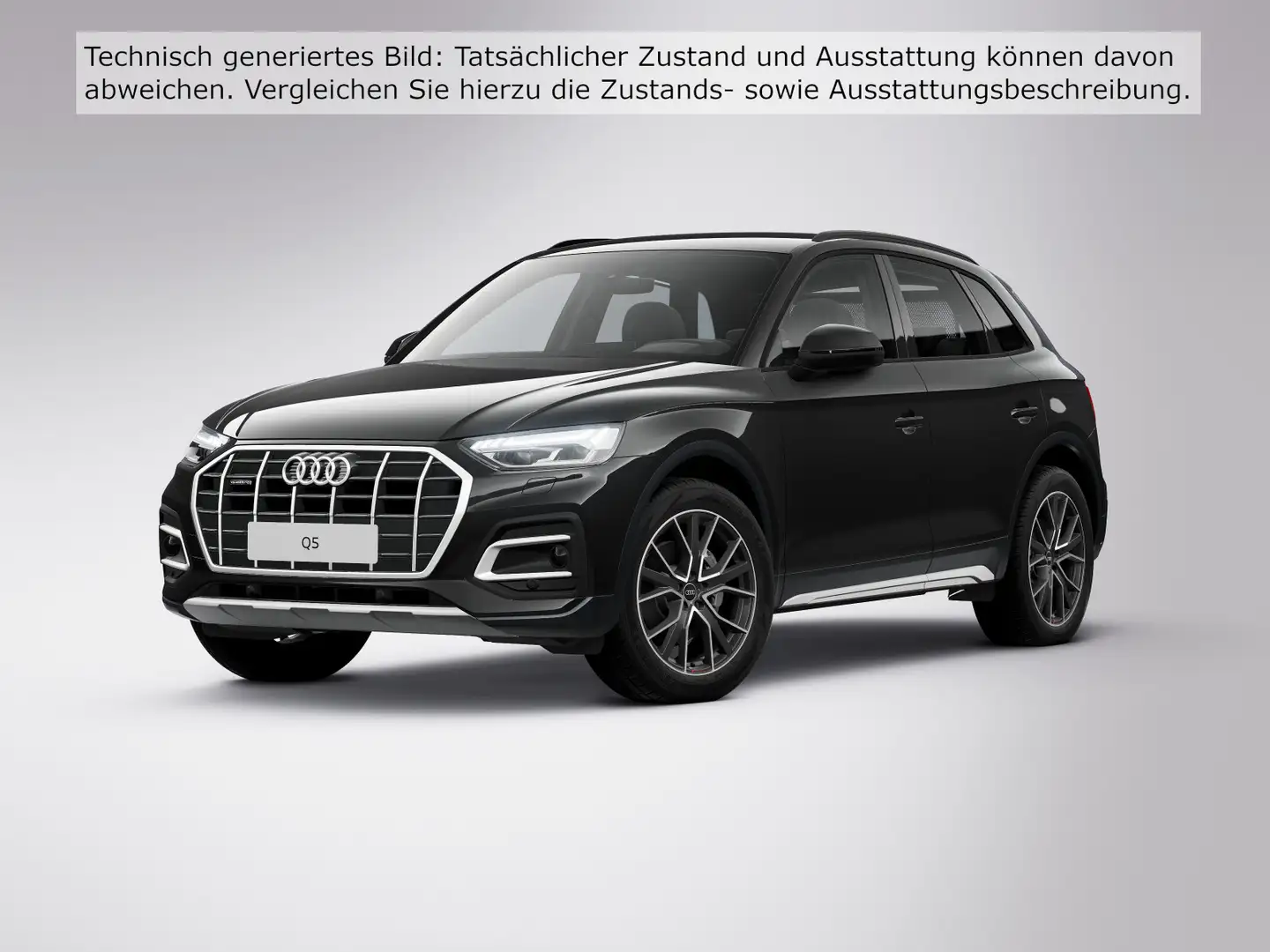 Audi Q5 40 TDI quattro S-Line 20" AHK MATRIX KAM NAVI Schwarz - 2