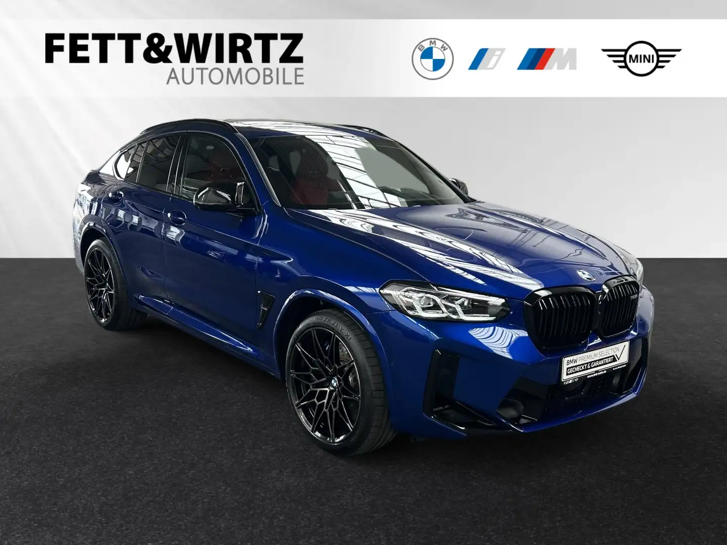 BMW X4 M Competition Pano|Head-Up|DAProf.|H/K Blauw - 1