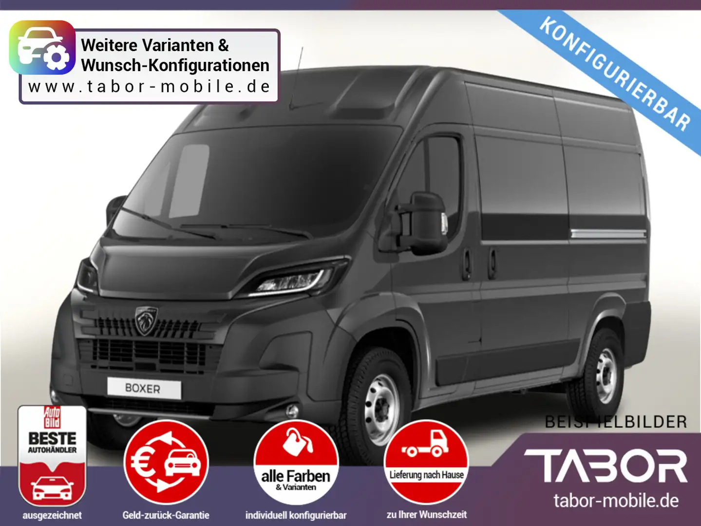 Peugeot Boxer 335 2.2 BlueHDi 180 EAT8 L2H2 PDC UVP-36%* Blanco - 1