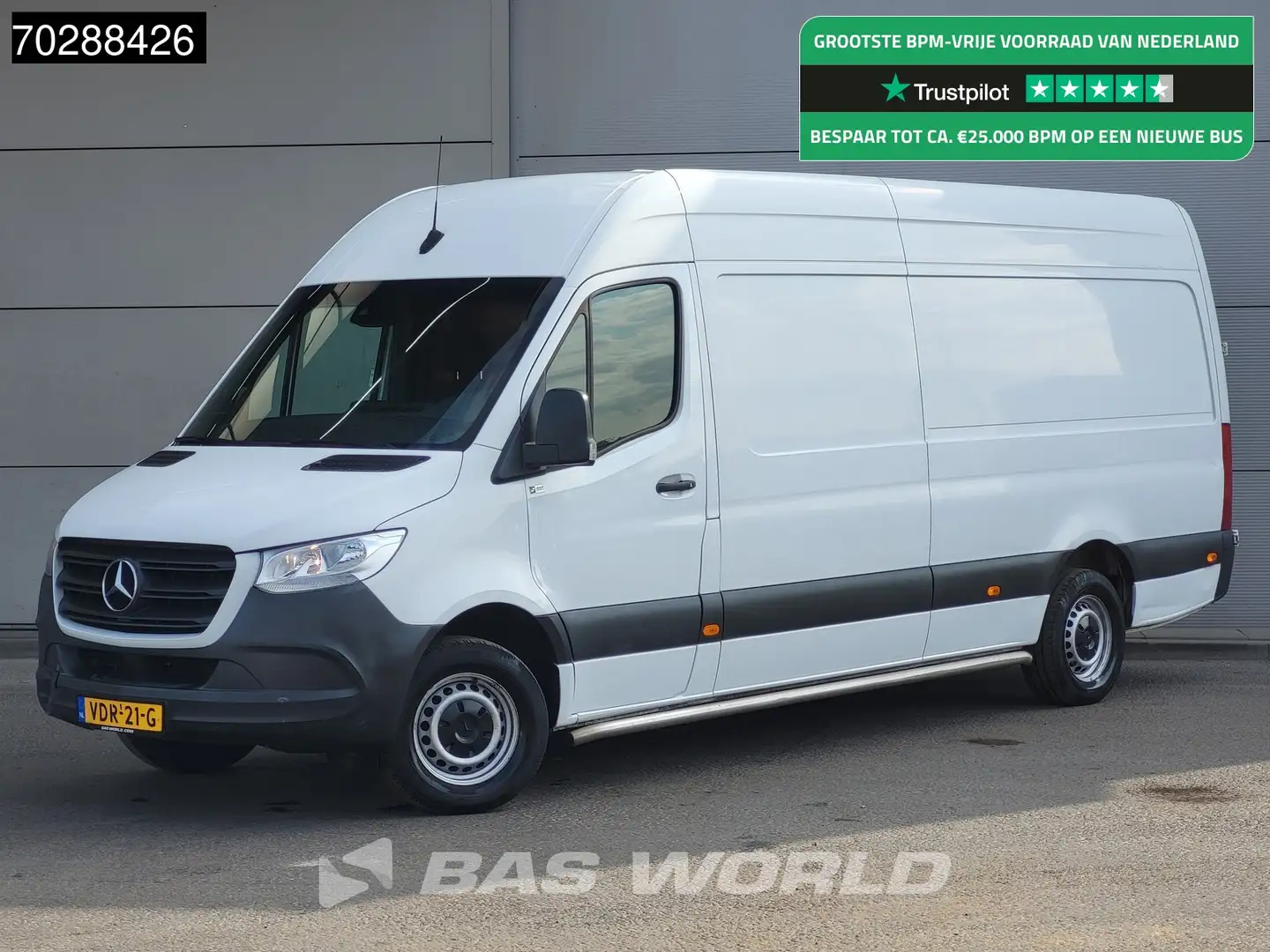 Mercedes-Benz Sprinter 314 CDI Automaat L3H2 Navi Airco Cruise Camera MBU Wit - 1