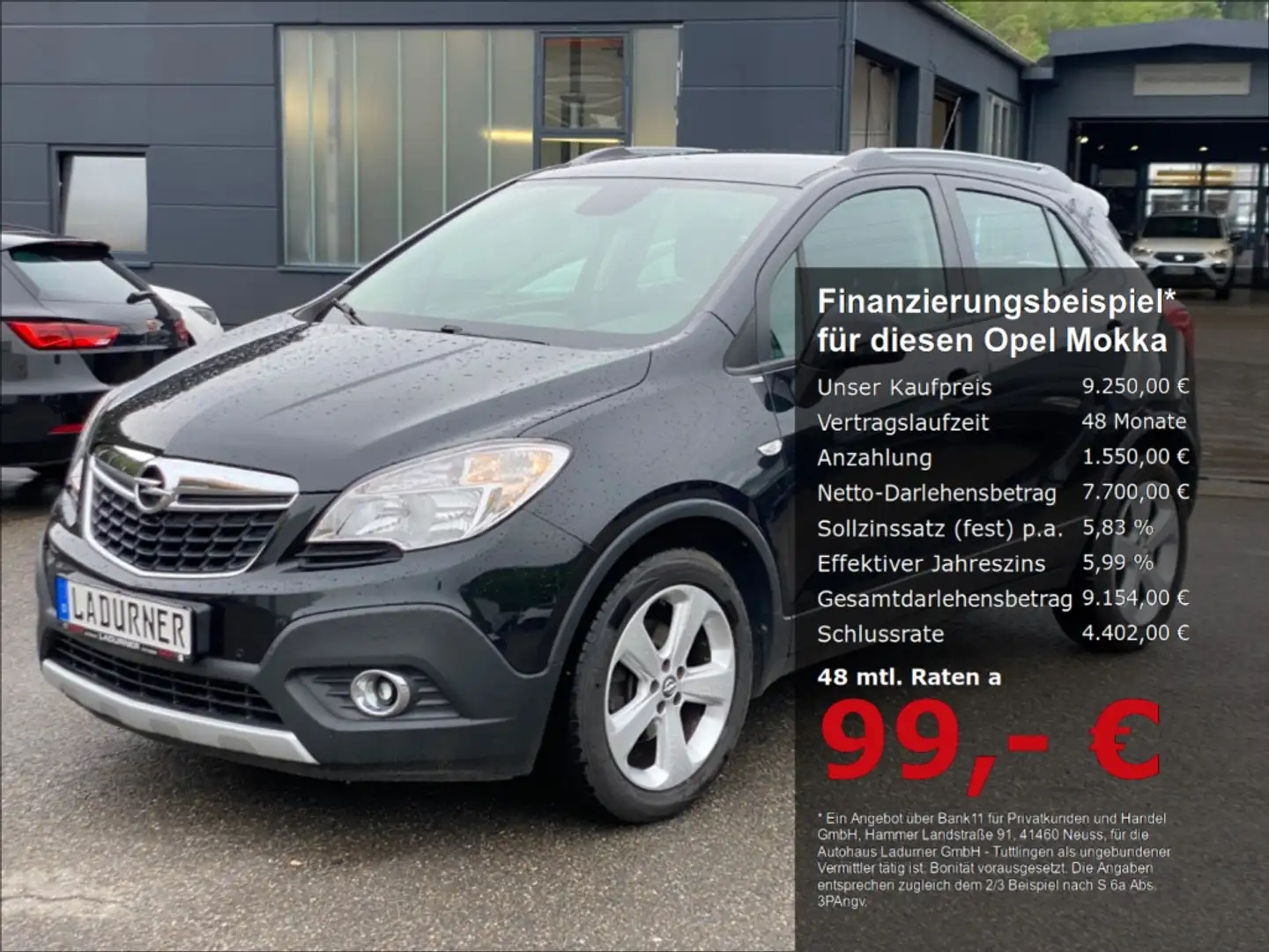 Opel Mokka Edition 1,4 T EcoFlex 4x4 *PDC+SHZ+ALLRAD* Noir - 1
