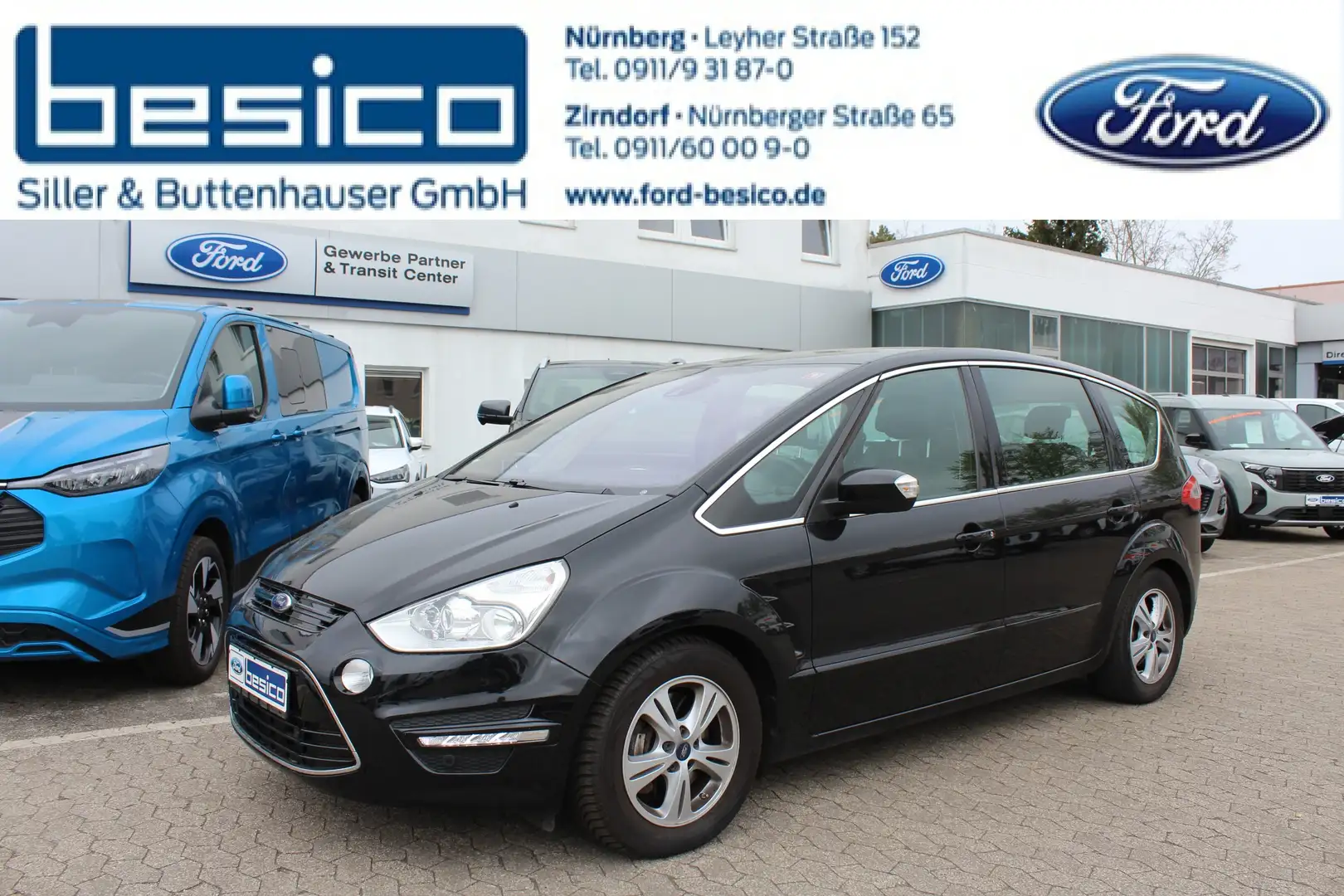 Ford S-Max Titanium 2,0EcoBoost*Automatik*ACC*Navi*Kamera Schwarz - 1