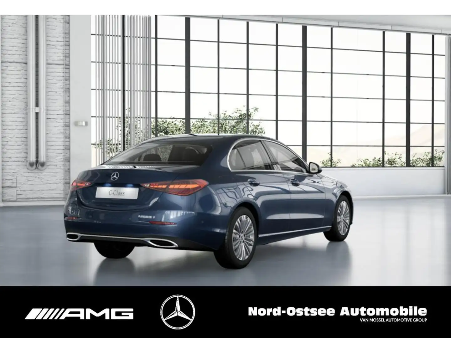 Mercedes-Benz C 220 d AVANTGARDE HUD PARKPAKET SOUND NAVI DAB Bleu - 2