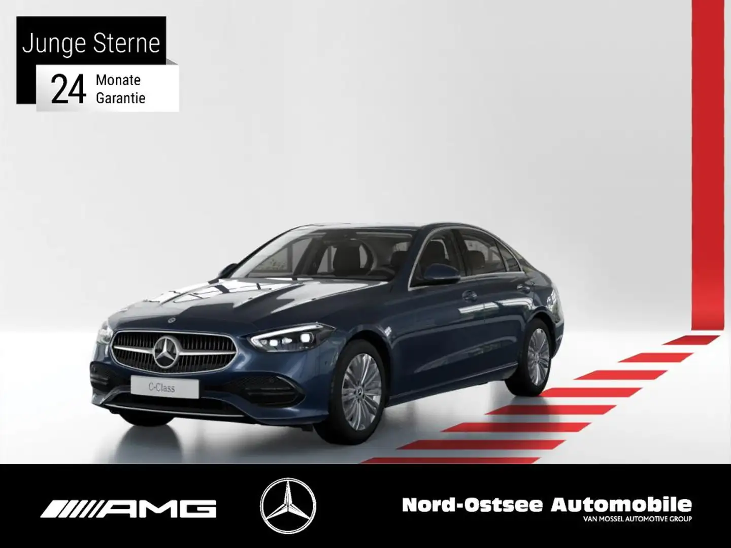 Mercedes-Benz C 220 d AVANTGARDE HUD PARKPAKET SOUND NAVI DAB Bleu - 1