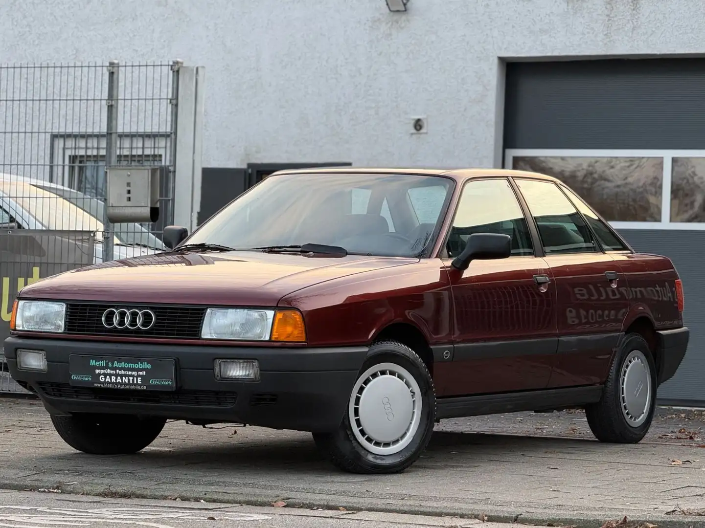 Audi 80 1,8S Automatik 85000Km 1.Hand Audi Scheckheft Violett - 1