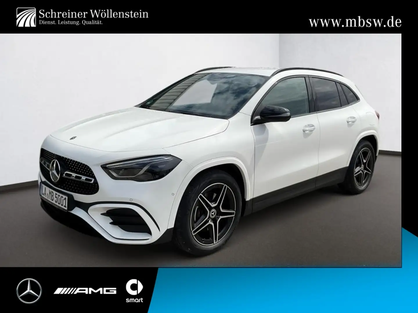 Mercedes-Benz GLA 200 AMG*Night*AHK*Multibeam*Totwin.*RüKamera Weiß - 1