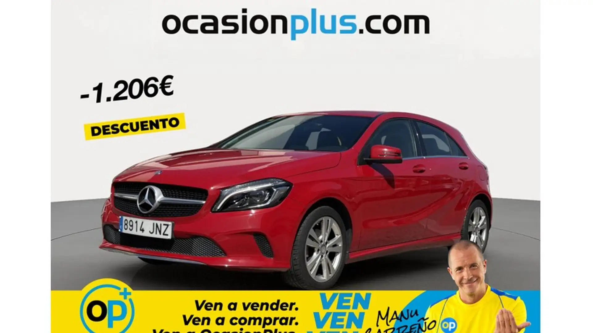 Mercedes-Benz A 180 180d Rojo - 1