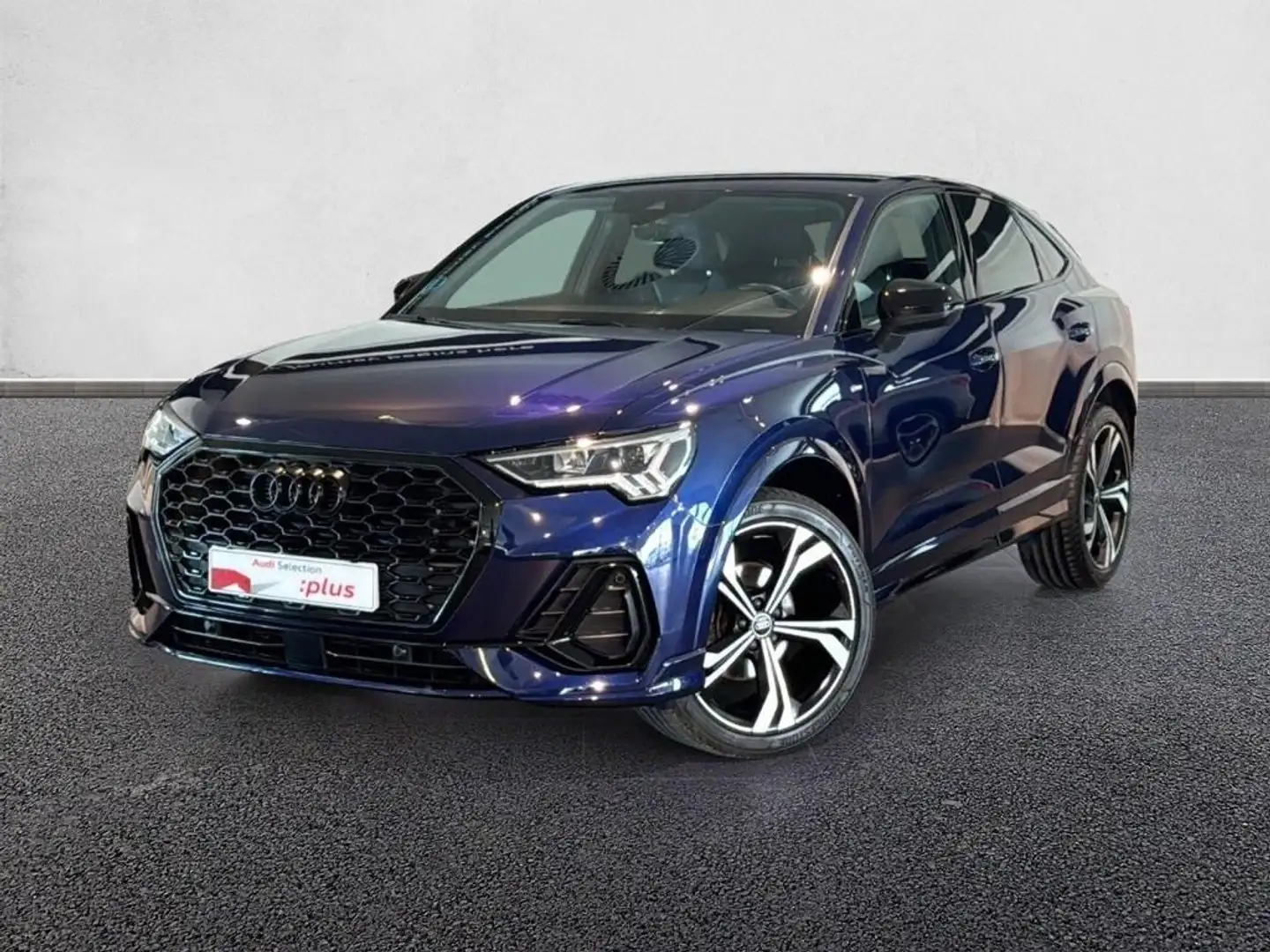 Audi Q3 Sportback 35 TDI Black line S tronic Bleu - 1