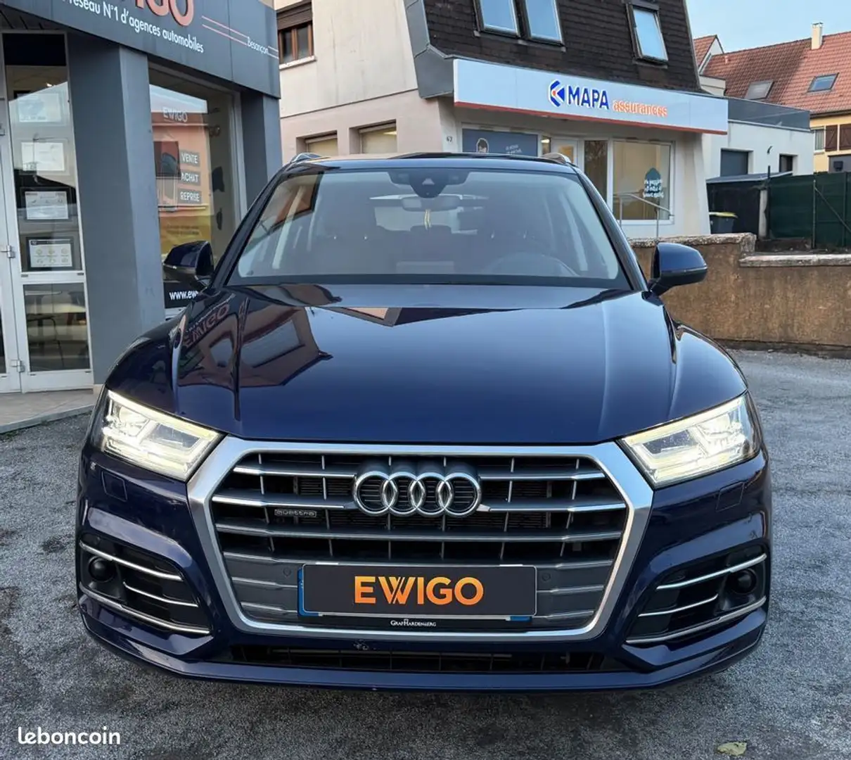 Audi Q5 2.0 50 tfsi e 299 h 250 ch phev s line quattro s-tronic Bleu - 2