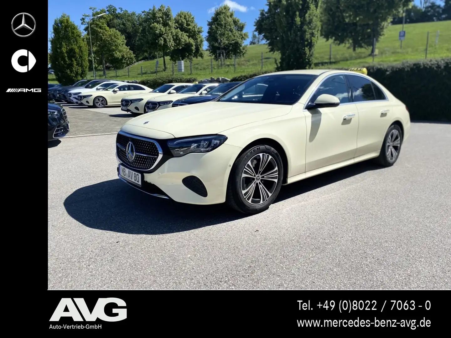 Mercedes-Benz E 200 E 200 d TAXI LED Shzg Fond Sitzkomfort Taxameter Beige - 1