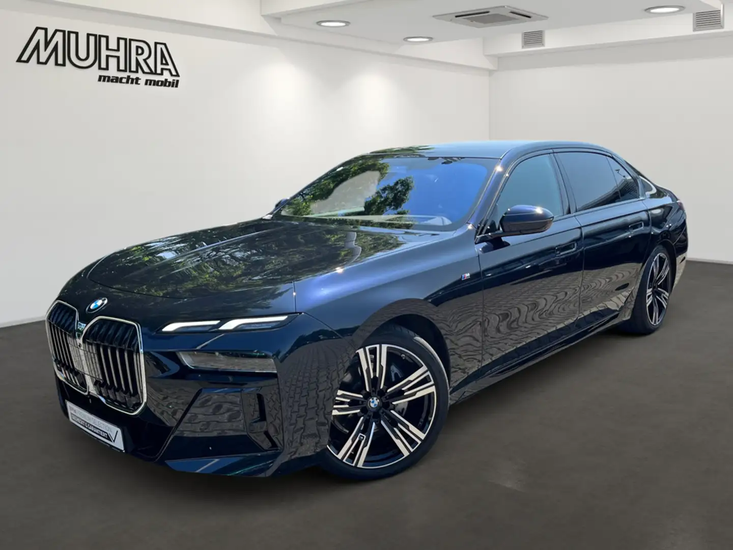 BMW 740 d xDrive M Sport 21" Autobahnas Pano Sky Sthz Noir - 2