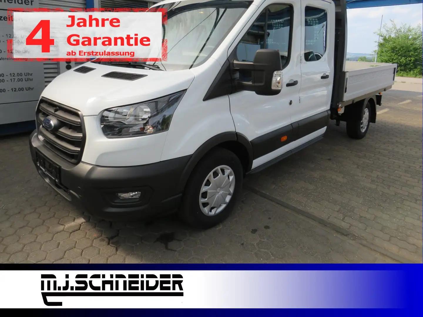 Ford Transit Pritsche 350 L3 DoKa Trend Klima 7 Sitze Garantie Blanc - 1