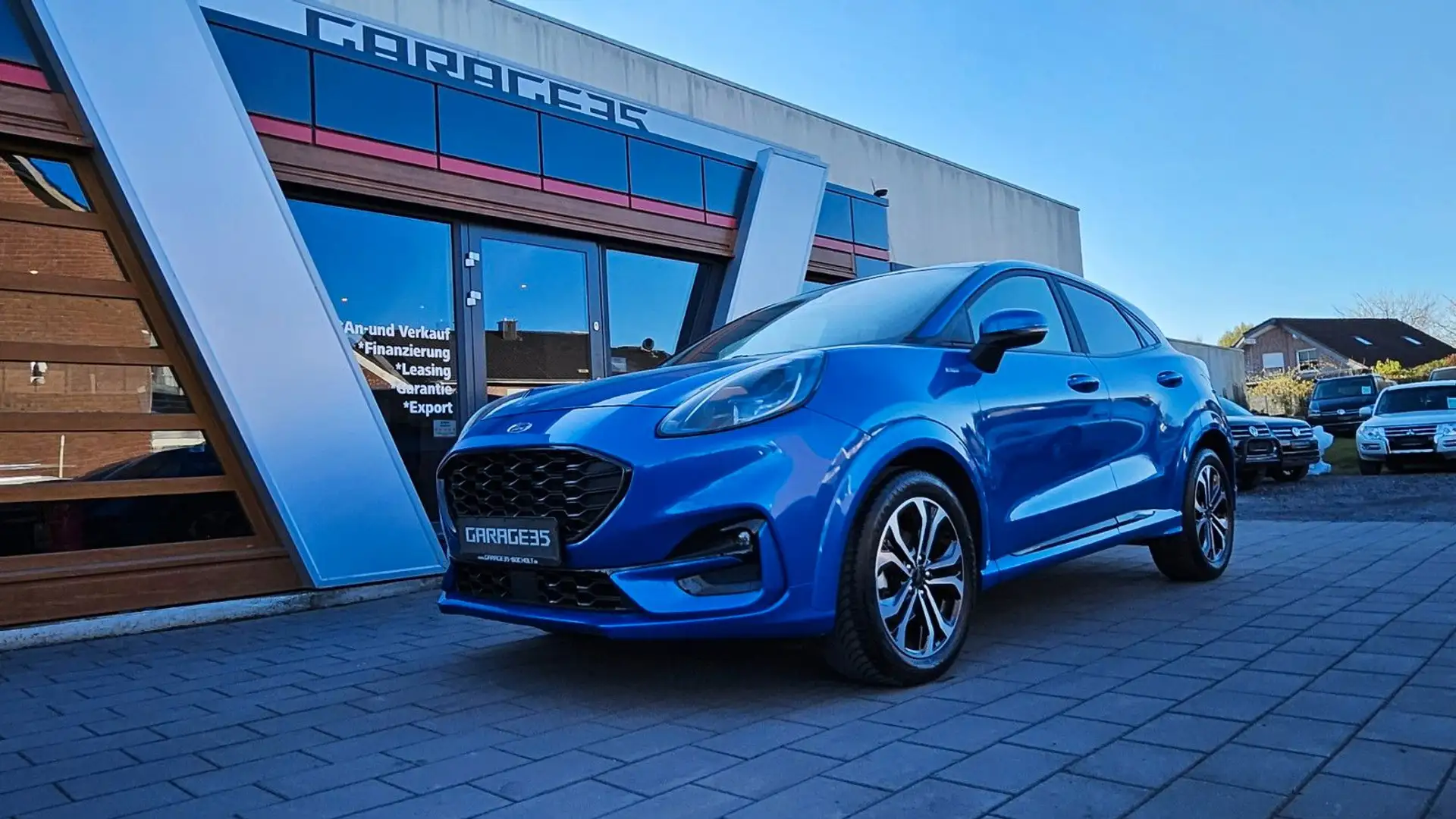 Ford Puma ST-Line Design Mild-Hybrid/NAVI/LED Blauw - 1