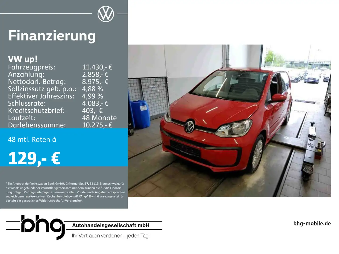 Volkswagen up! United Rood - 1