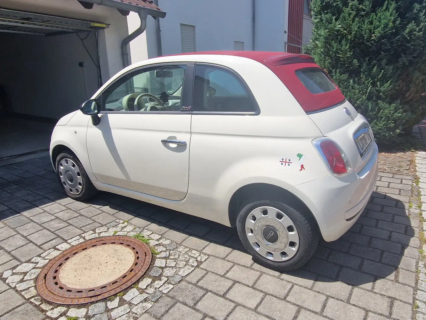 Fiat 500C 500 C 1.2 Lounge Weiß - 1