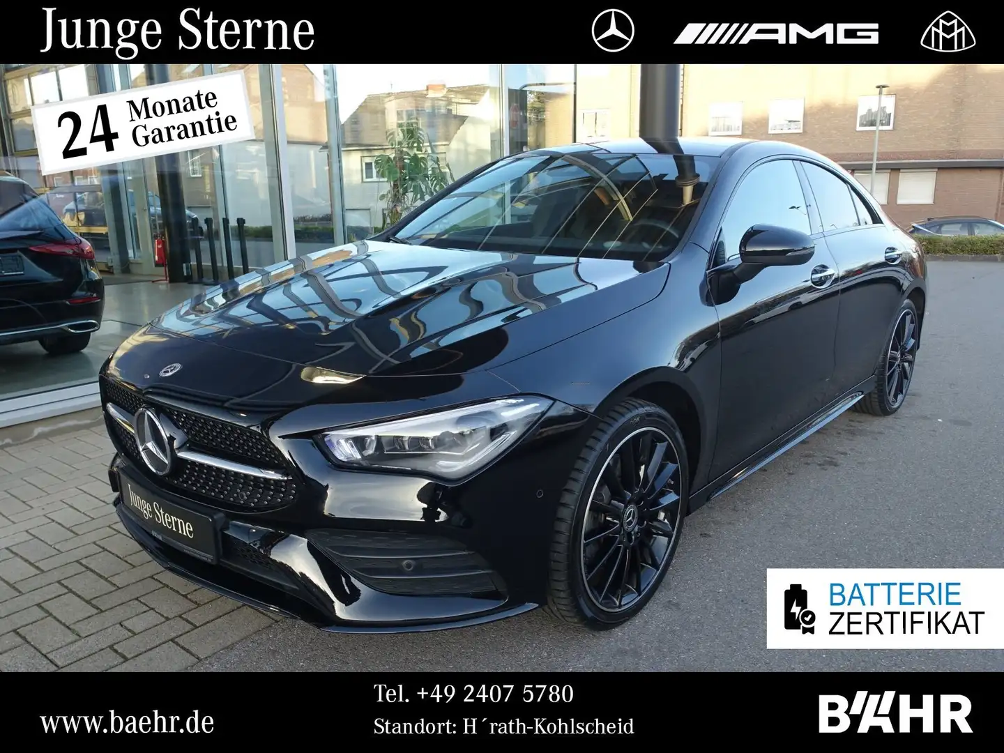 Mercedes-Benz CLA 250 CLA 250 e AMG+Night/MBUX/Multibeam/Pano/LMR-19" Schwarz - 1