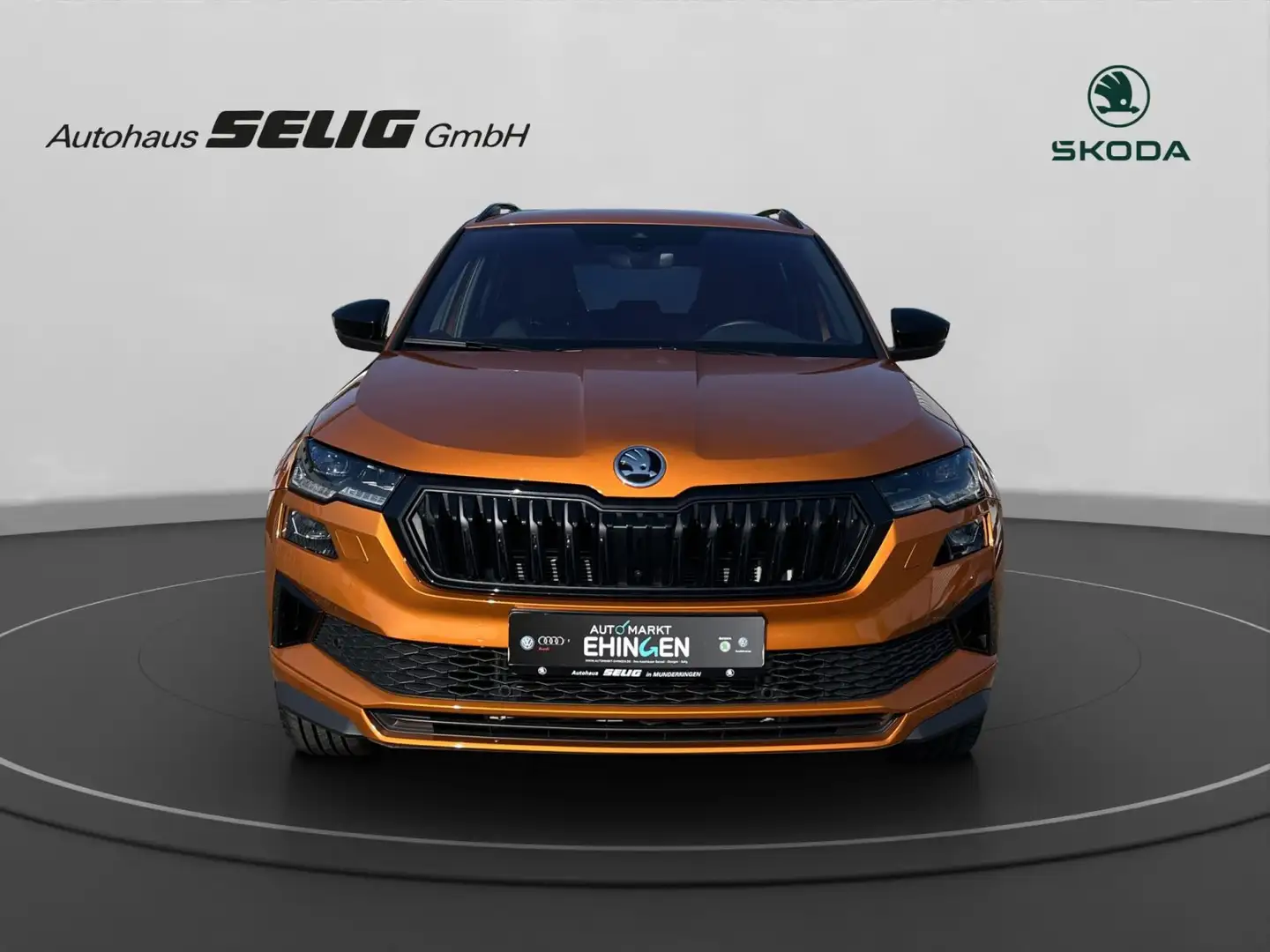 Skoda Karoq 2.0 TSI 4x4 DSG Sportline, Navi, AHK, Cant Orange - 2
