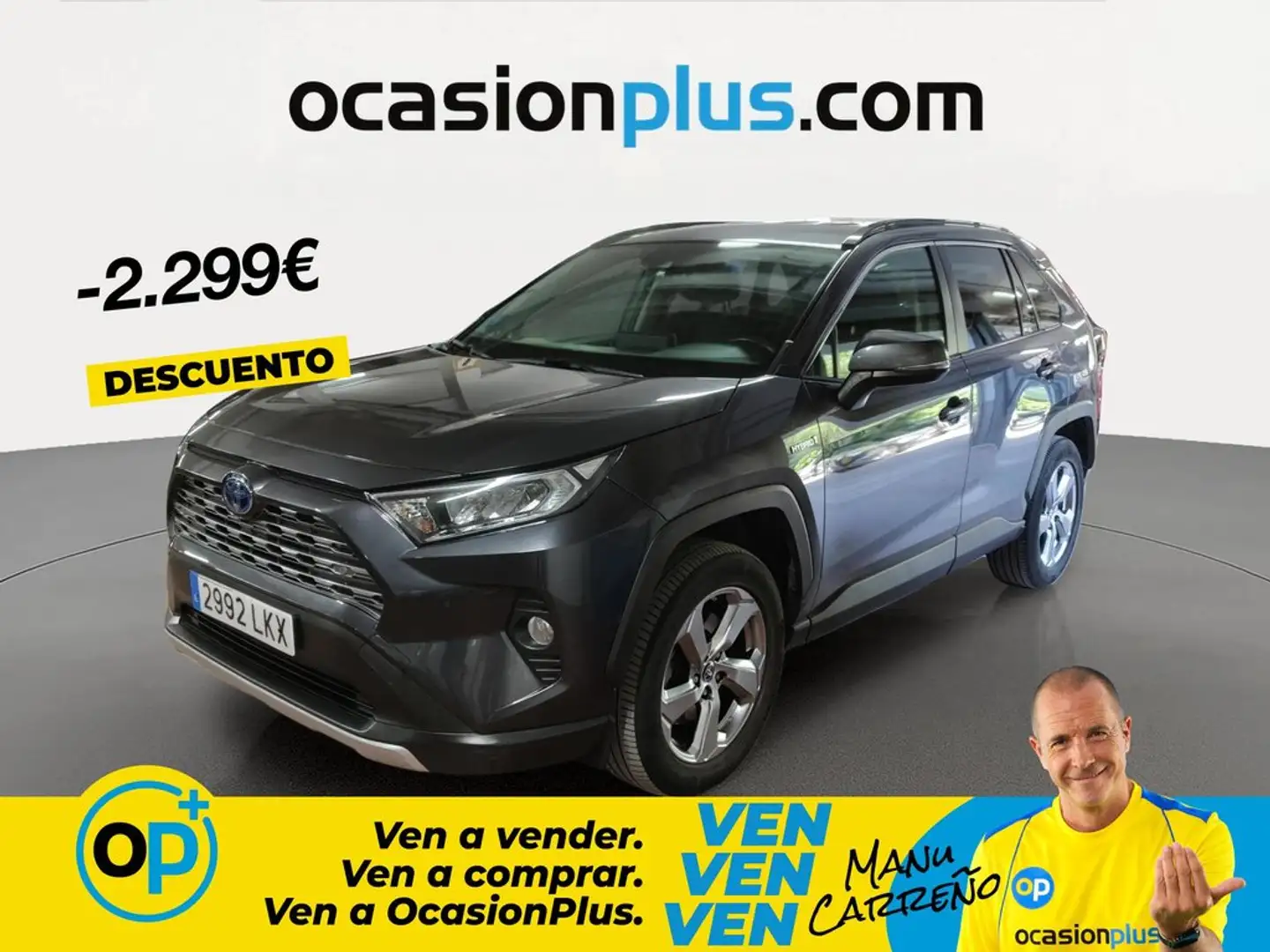 Toyota RAV 4 2.5 hybrid 2WD Advance Gris - 1