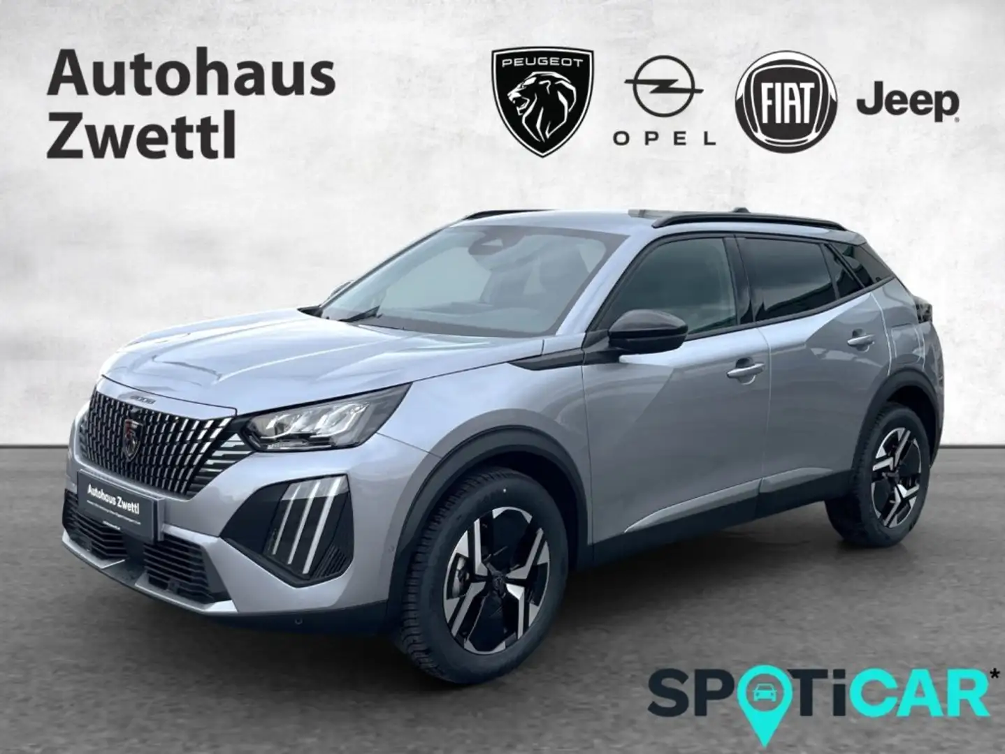 Peugeot 2008 Allure Hybrid 145 e-DCS6 Grau - 1