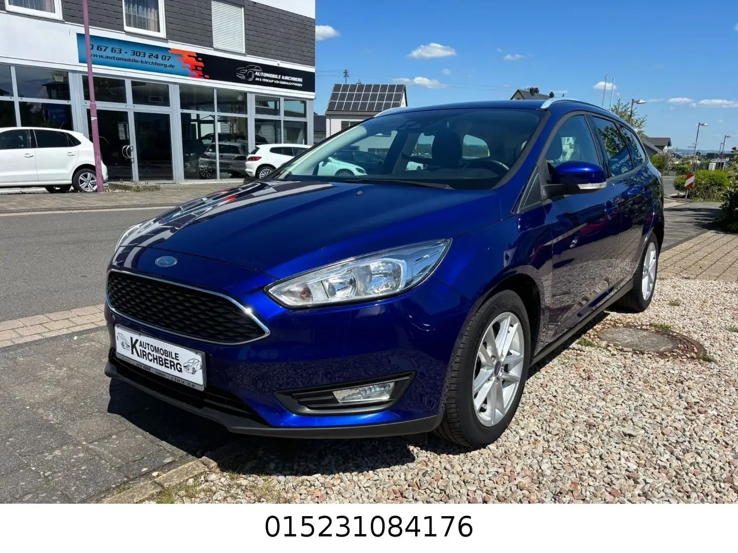 Ford Focus Turnier+Tempomat+Einparkhilfe+Klimaautom.+ Blau - 1