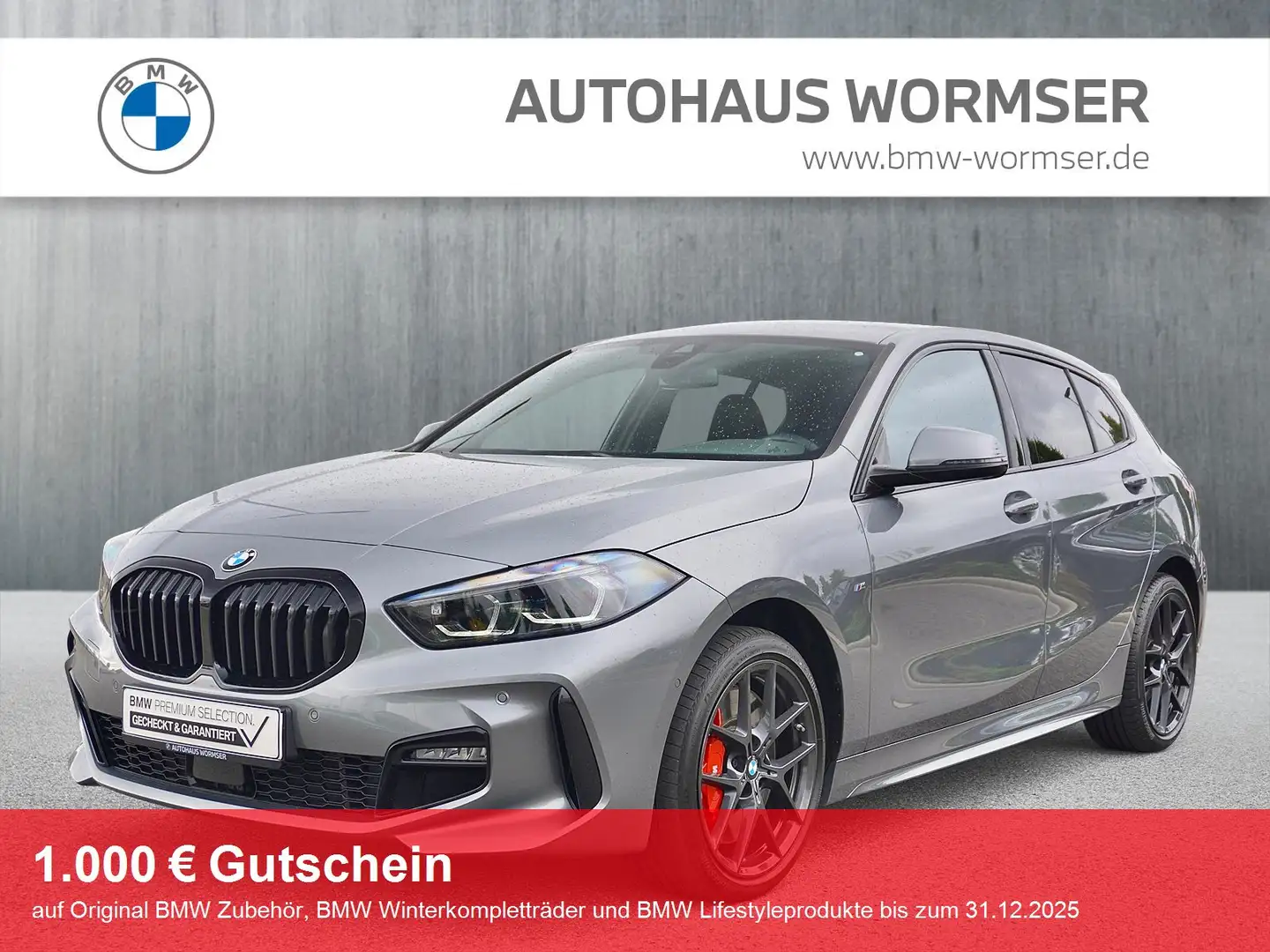 BMW 120 d xDrive Hatch M Sport HK HiFi DAB LED WLAN Grau - 1