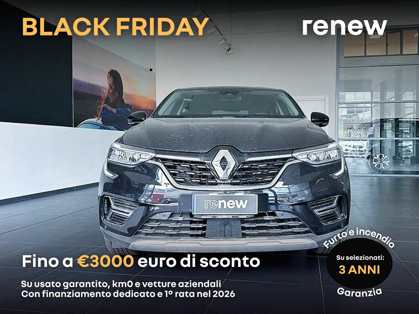 Renault Arkana 1.6 e-tech hybrid intens 145cv Grigio - 2