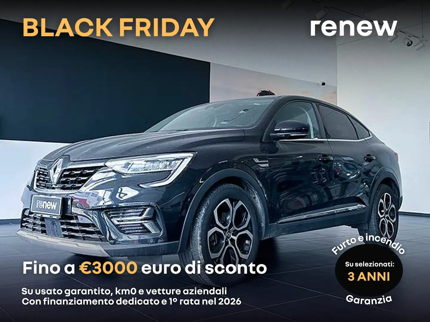 Renault Arkana 1.6 e-tech hybrid intens 145cv Grigio - 1