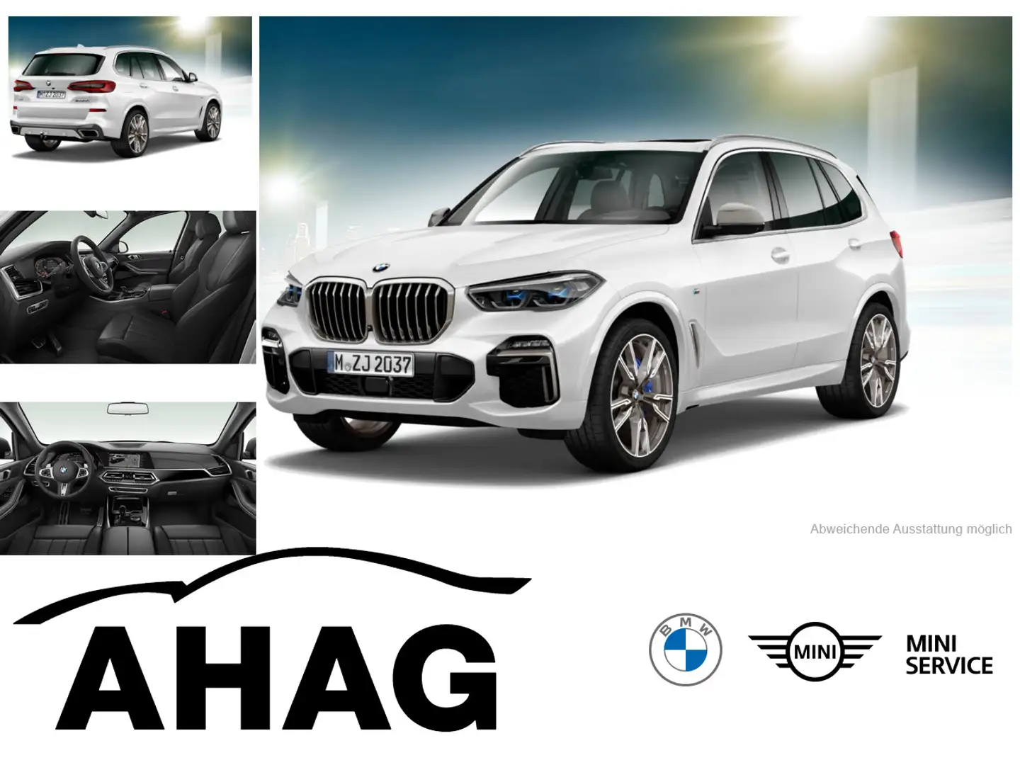 BMW X5 M50i Innovationsp. Sport Aut. Panorama AHK Weiß - 1