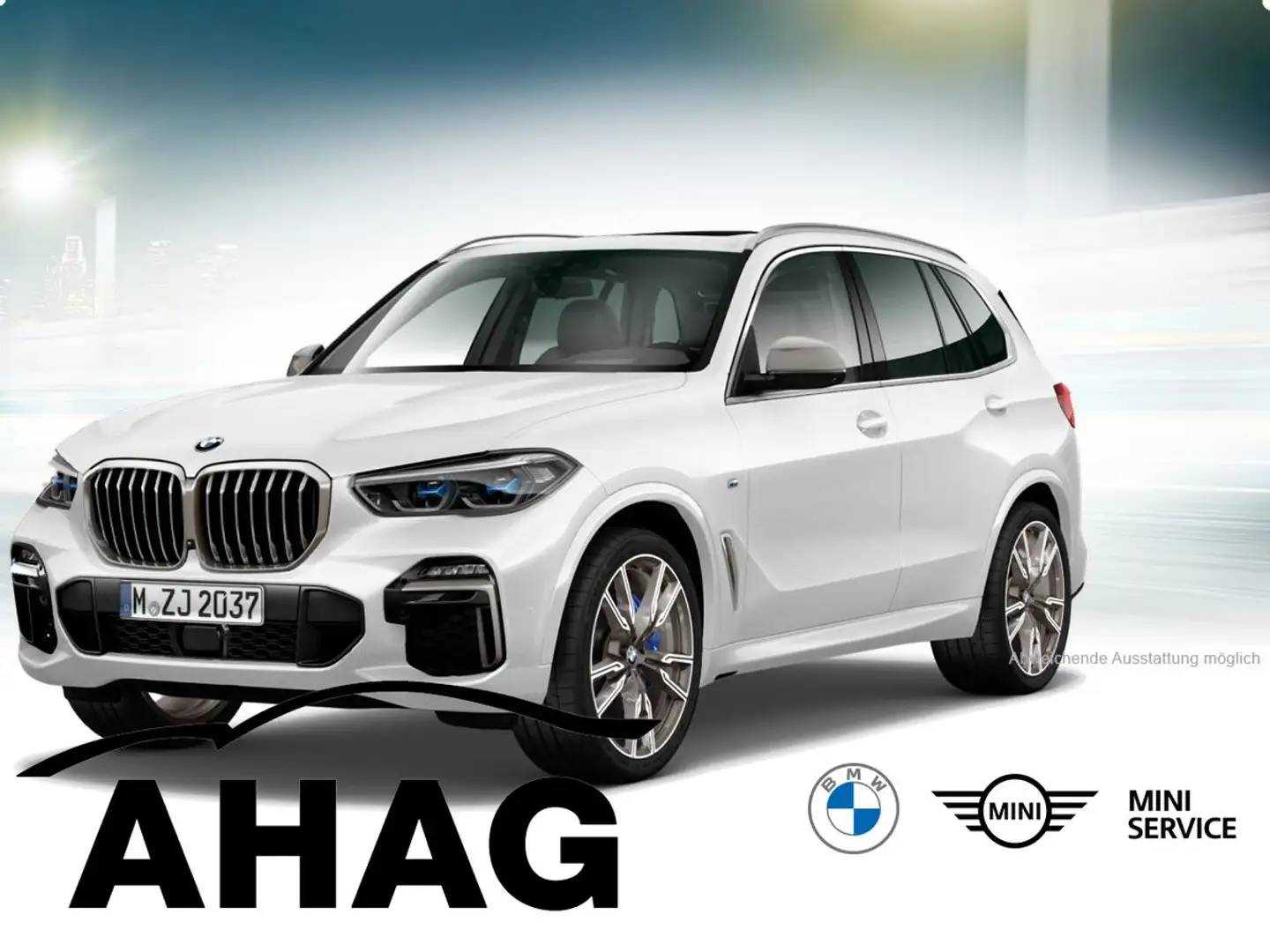BMW X5 M50i Innovationsp. Sport Aut. Panorama AHK Weiß - 2