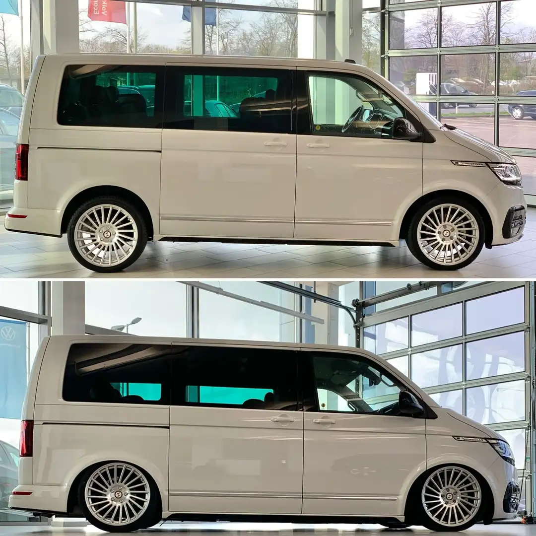 Volkswagen T6.1 Multivan DSG UNIKAT Sportpaket AIRRIDE 2J. Garantie 1.Hand Weiß - 2