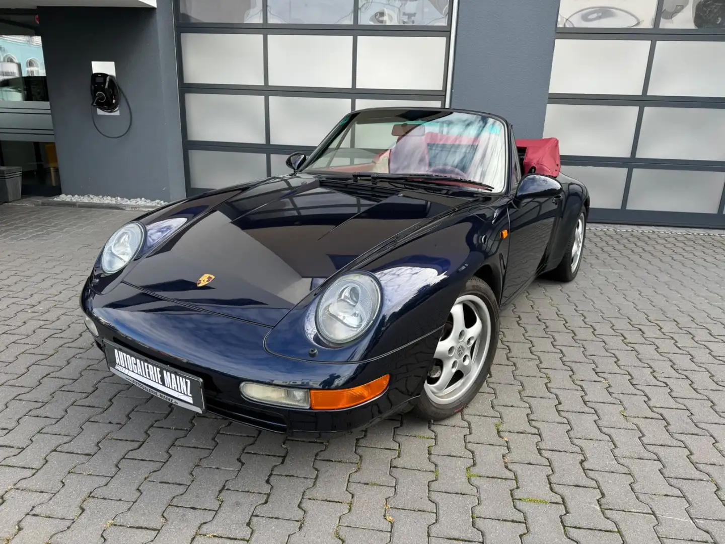 Porsche 993 Cabrio  NP.205.800 DM ! / Deutsches Fahrzeug Blau - 2
