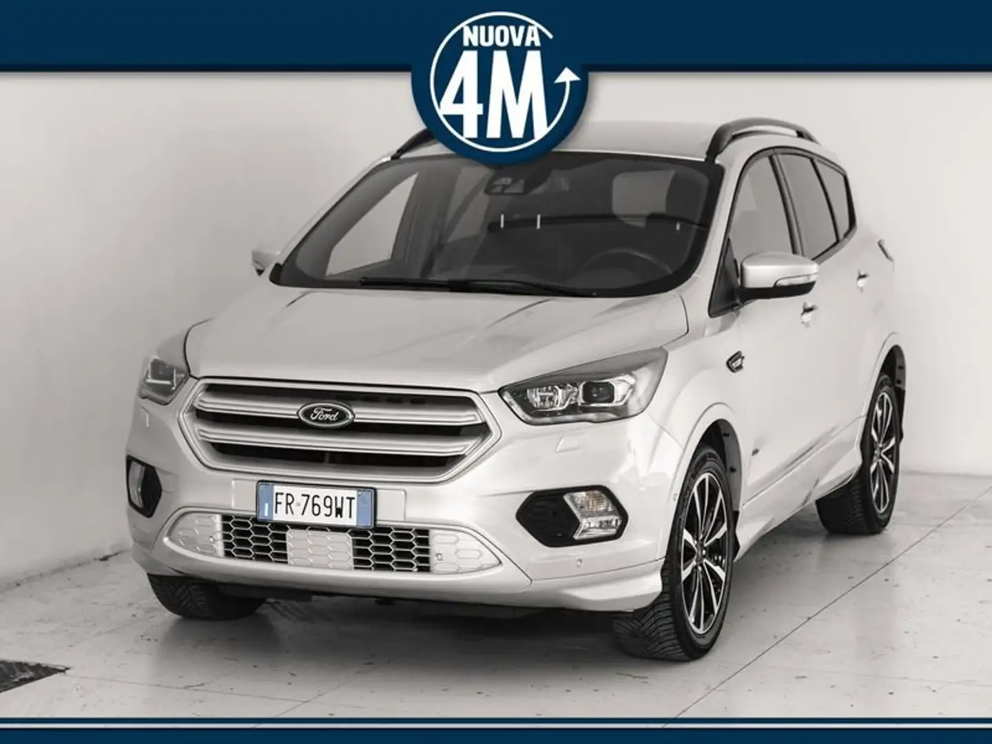 Ford Kuga 2.0 TDCI 180 CV S&S Powershift 4WD ST-Line Zilver - 1