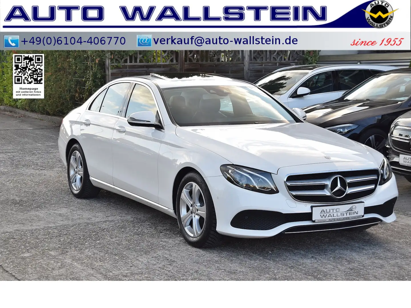 Mercedes-Benz E 220 d Avantgarde (SHD LED Headup Spur Shz Park Weiß - 1