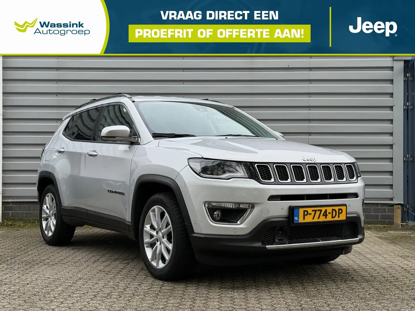 Jeep Compass 1.3 MultiAir 150pk Automaat DDCT Limited I Trekhaa Grijs - 2