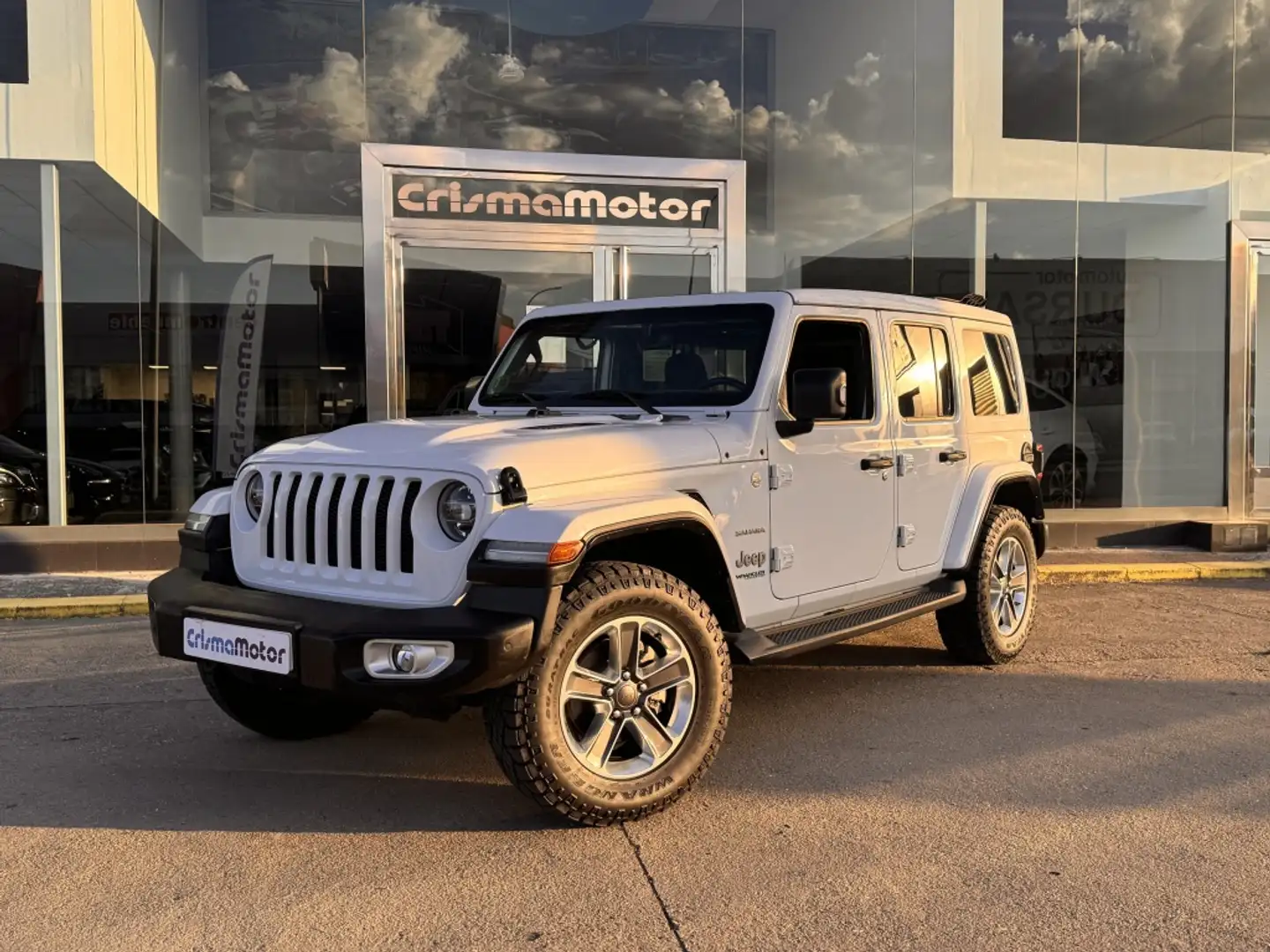 Jeep Wrangler Unlimited 2.2CRD Sahara 8ATX Blanco - 1