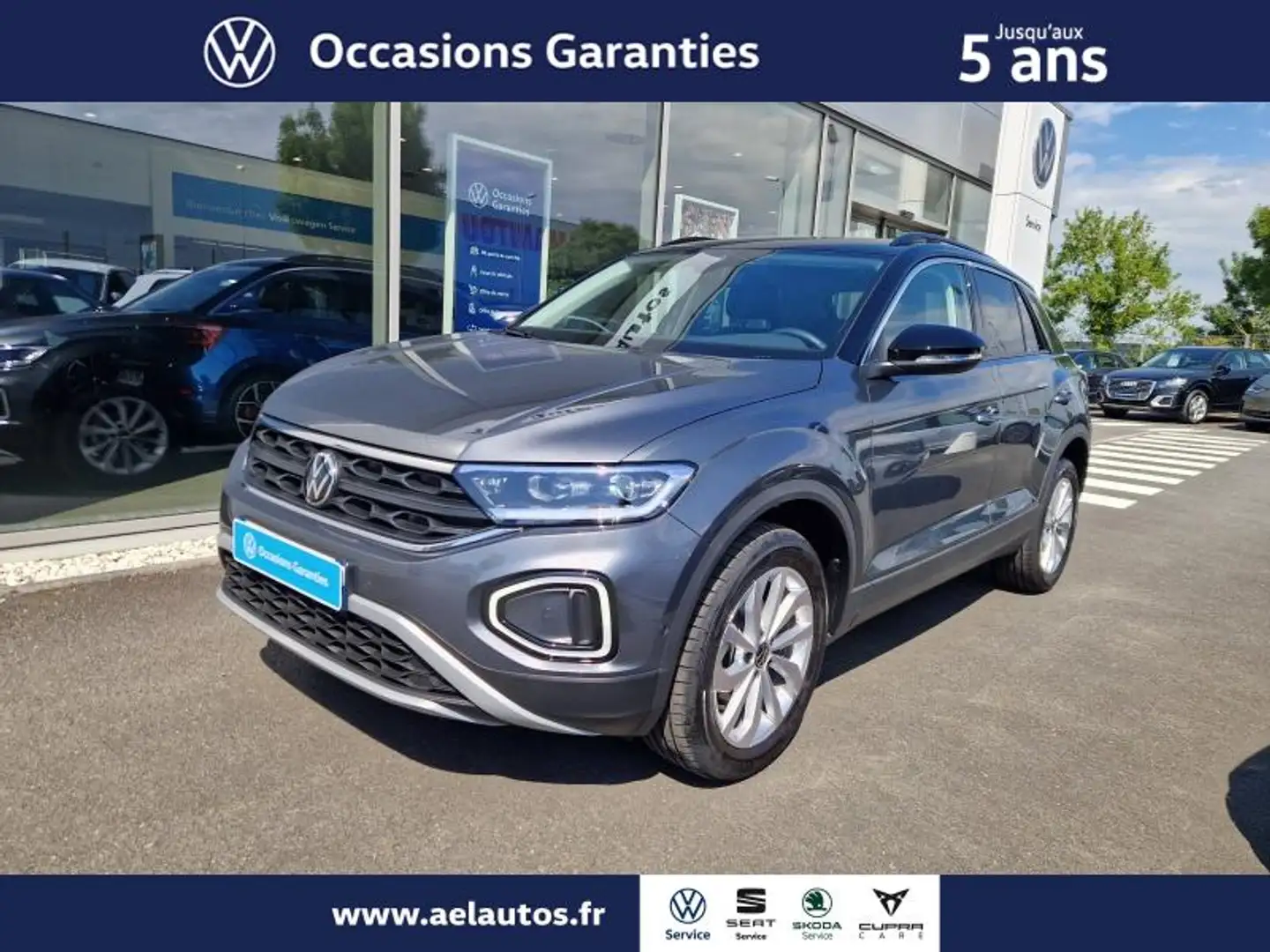 Volkswagen T-Roc 1.0 TSI 116ch VW Edition Gris - 1