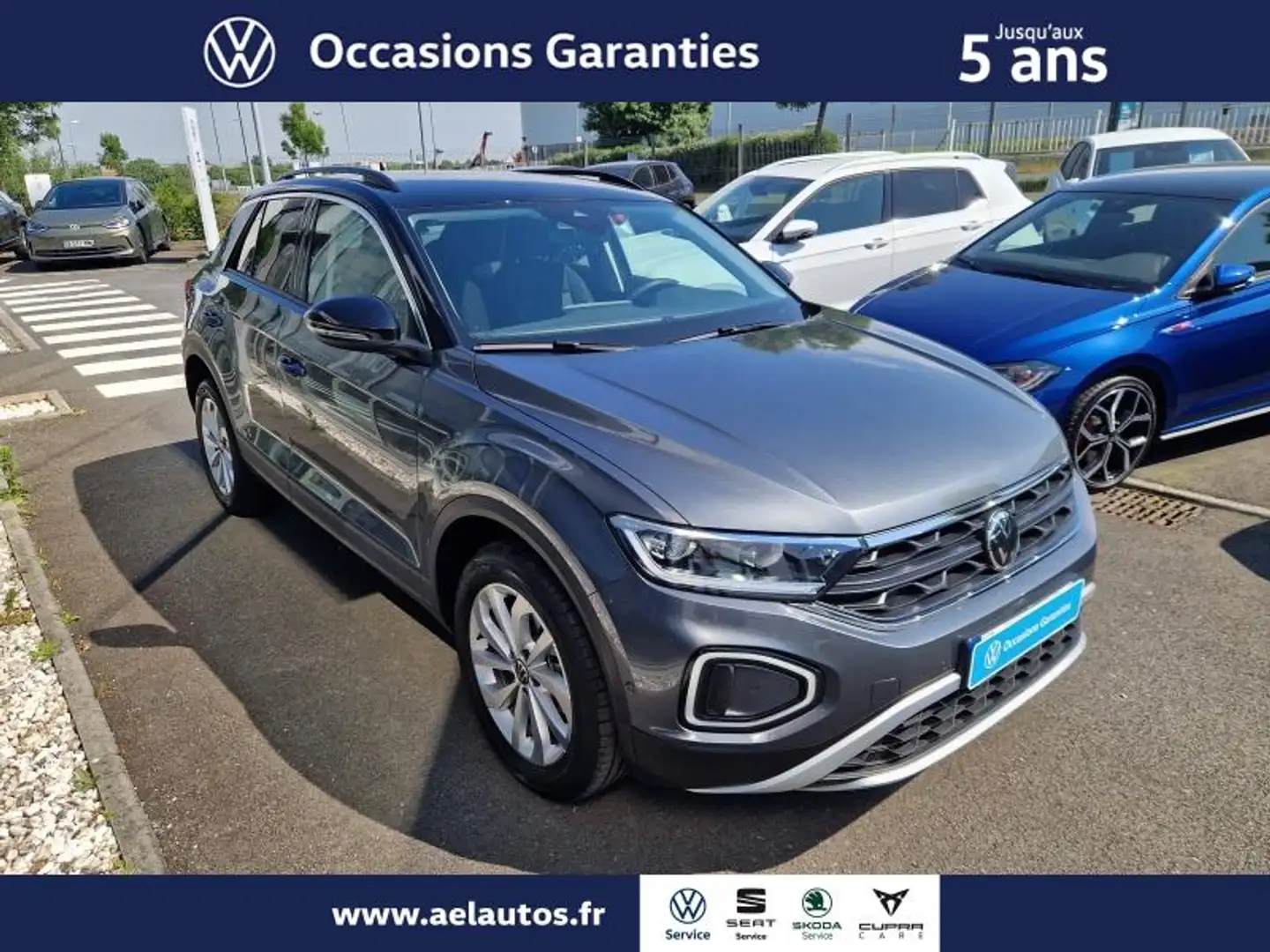 Volkswagen T-Roc 1.0 TSI 116ch VW Edition Gris - 2