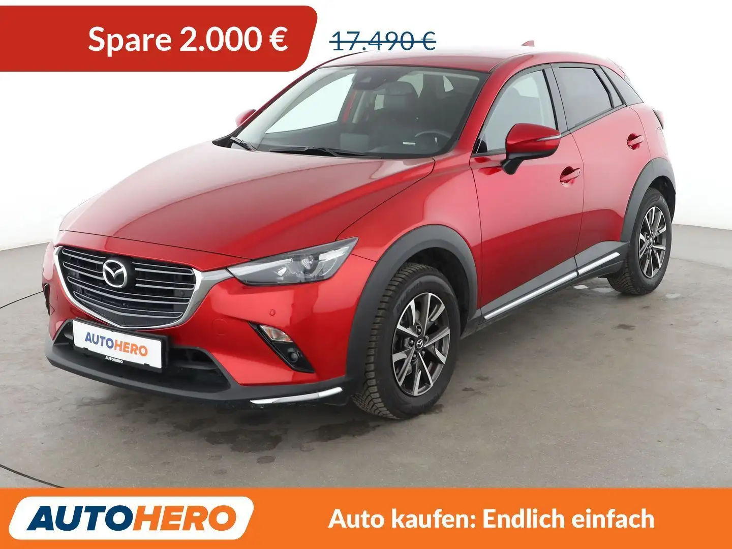 Mazda CX-3 2.0 Skyactiv-G Sports-Line*NAVI*TEMPO*CAM* Rouge - 1