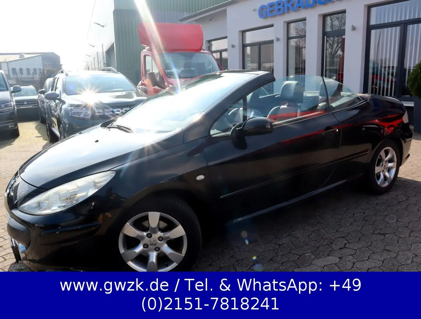 Peugeot 307 CC Cabrio-Coupe/Klima/Nur für Export!!! Negro - 1