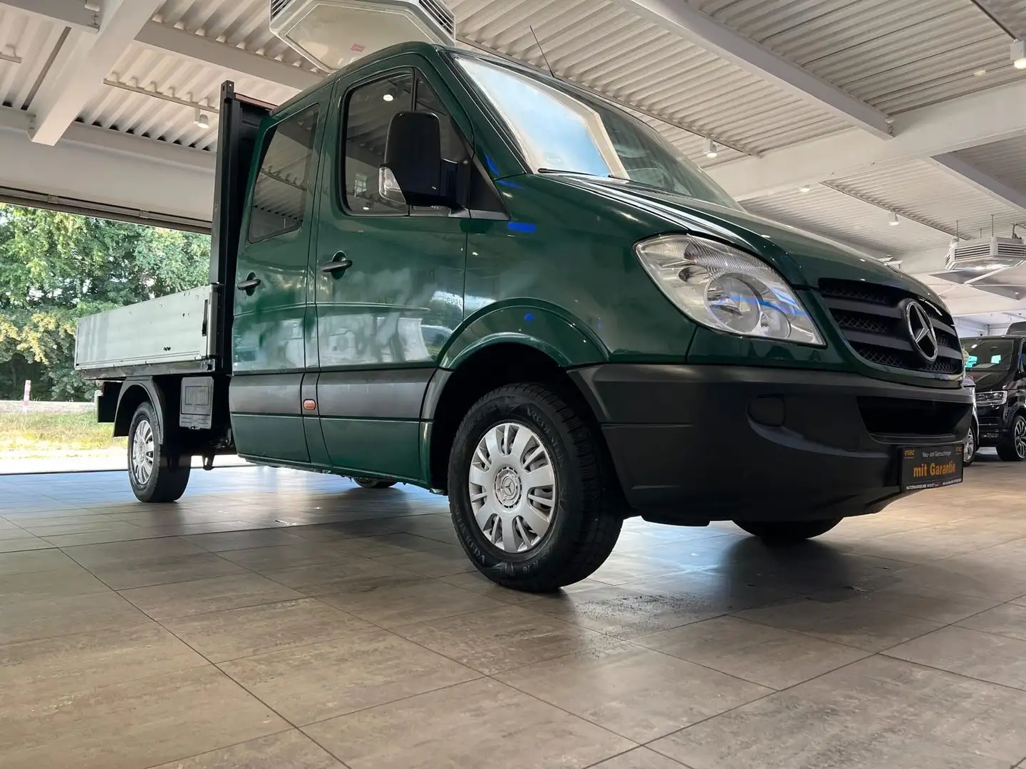 Mercedes-Benz Sprinter 313 CDI DoKa Pritsche**1.Hand* Grün - 1